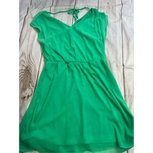 The Limited Vibrant Green Midi Dress